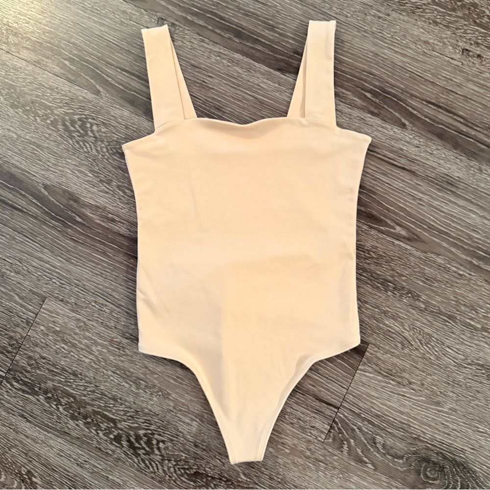 Abercrombie & Fitch Square Neck Thong Bodysuit